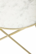 Salongbord \'Nuevo\' - Marmor / messing