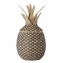Kurv \'Ananas\' - Naturlig/Svart