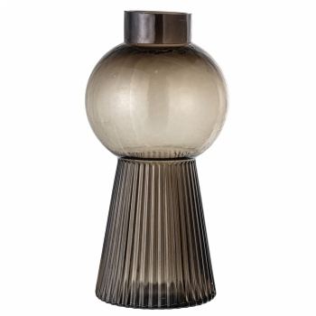Vase - Grbrun / Glass