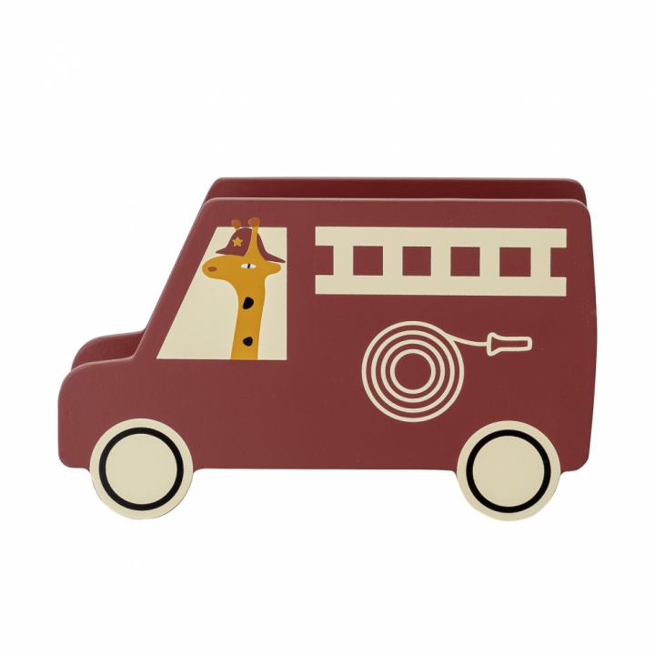 Sparboks 'Brannbil' - Rød