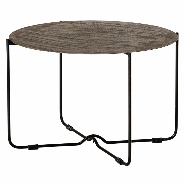 Salongbord 'Adele' - Svart/Metall