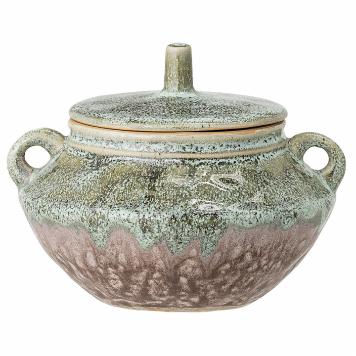 Krukke Med Lokk 'Ico' - Grønn