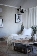 Sofabord vintage - Industrial White