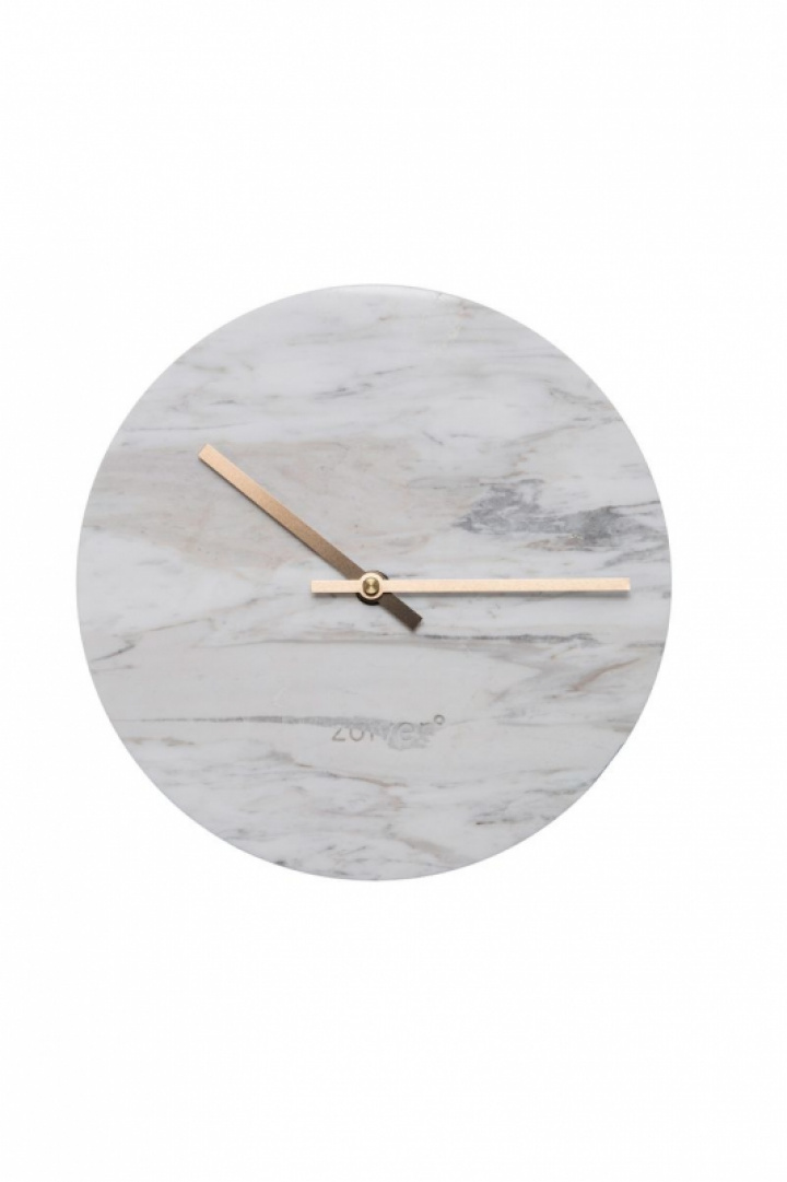 Klokke - marmor og gull