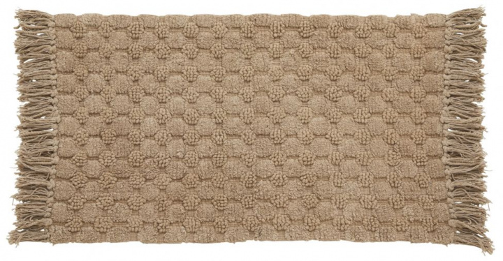 Baderomsteppe 'LUNA' - Lysebrun