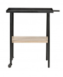 Rolling table - Svart og tre
