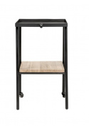 Rolling table - Svart og tre