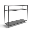 Avlastningsbord \'Hydra\' 120cm - Svart/Grå