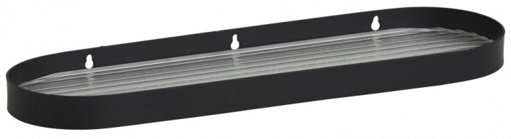 Hylle med glass 'SOTRA' S - Black 