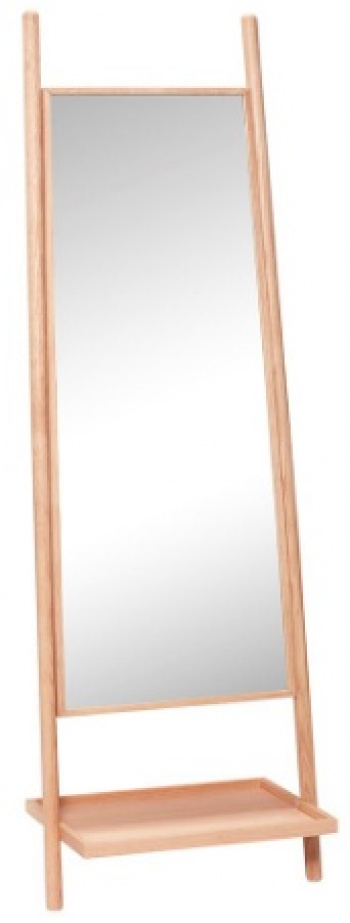Gulv speil med hylle