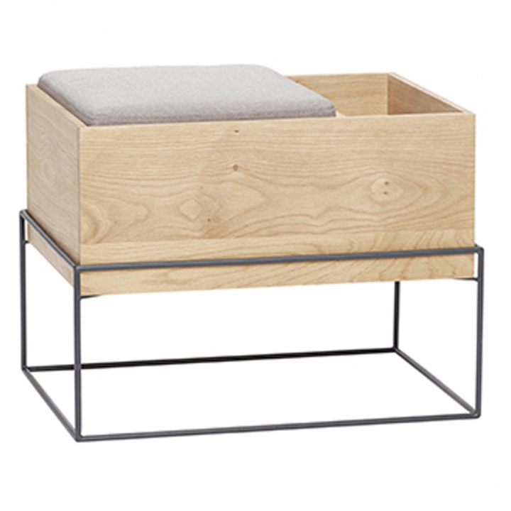 Benk / Oppbevaring 'Erik' - Eik / Natur