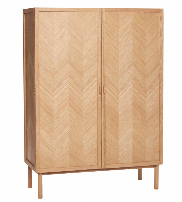 Garderobe 'Herringbone' - Naturlig