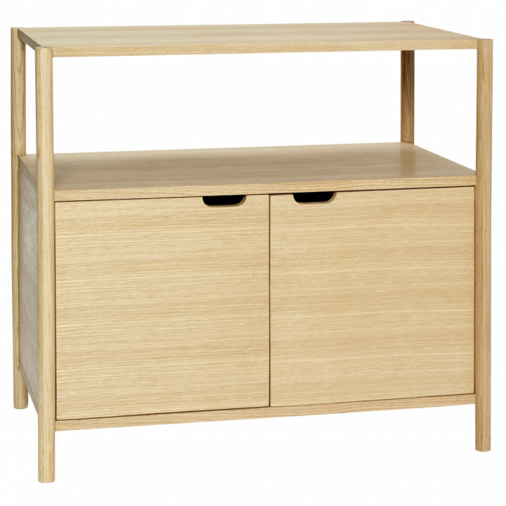 Kontor med hyller - Eik - Hubsch