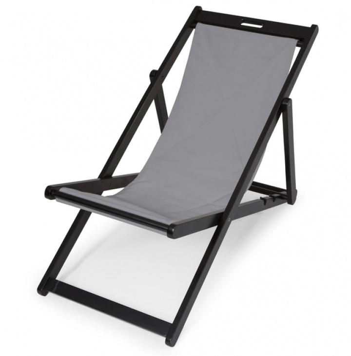 Solstol \'Smögen\' - Svart i gruppen Møbler / Utendørsmøbler / Solstoler & Solsenger hos Reforma (881088)