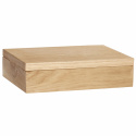 Oppbevaringsboks med lokk - Eik/Tre