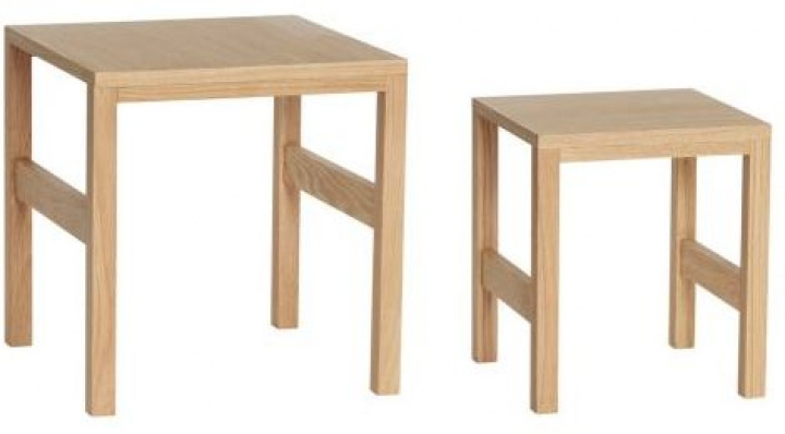 Sidebord 'Puzzle' 2 sett - Naturlig