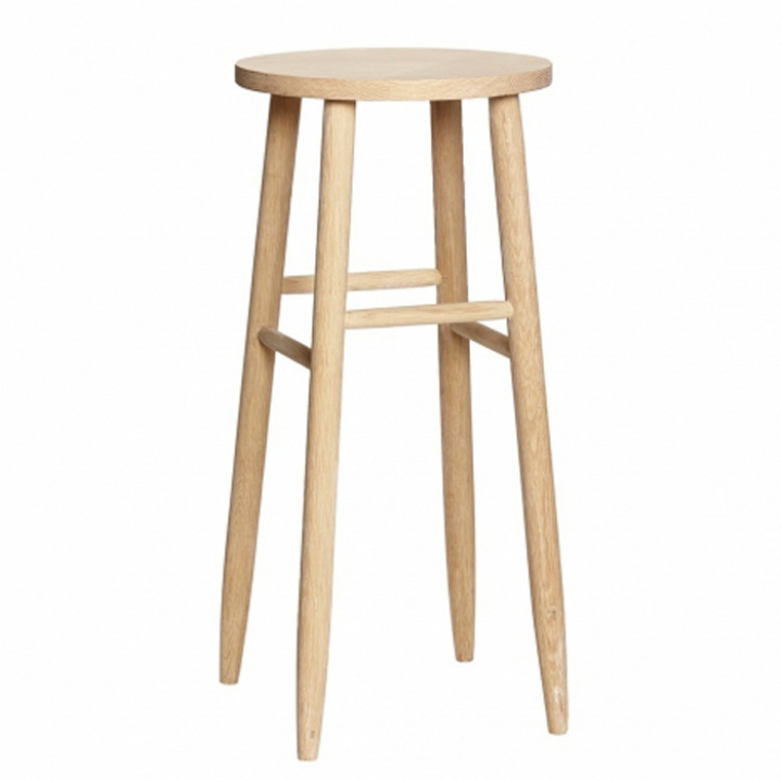 Stilig barstol - eik tre - Hubsch