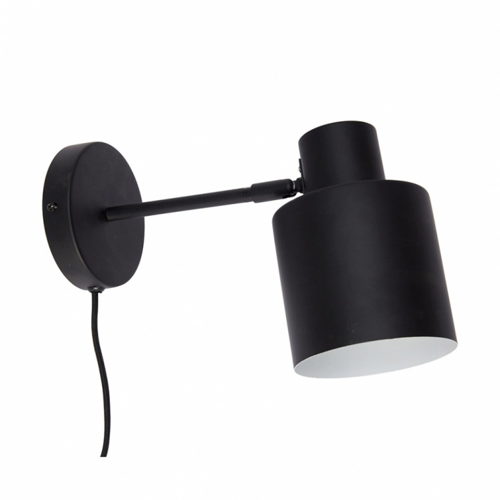 Vegglampe 'Moderne' - Svart / metall