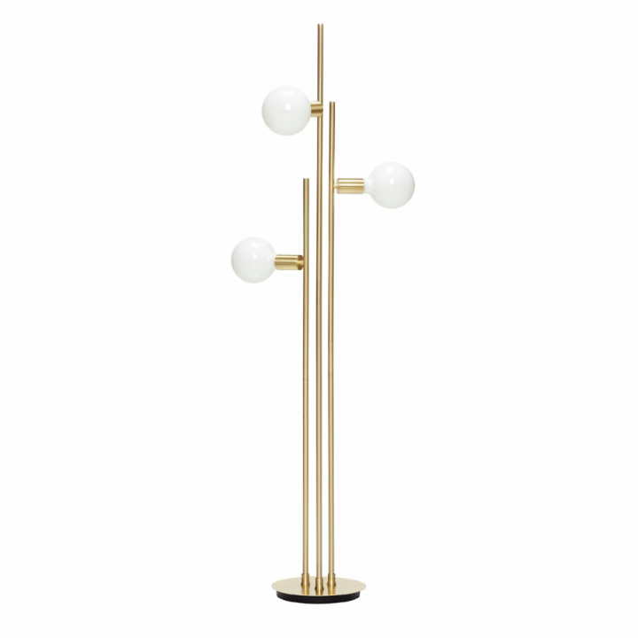 Gulvlampe 'Bulb' - Messing