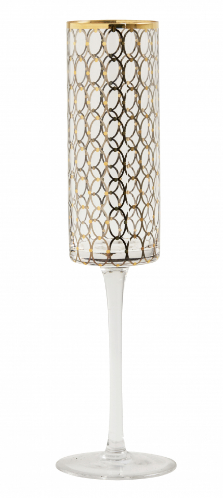 Champagneglass 'Circle' - Gull