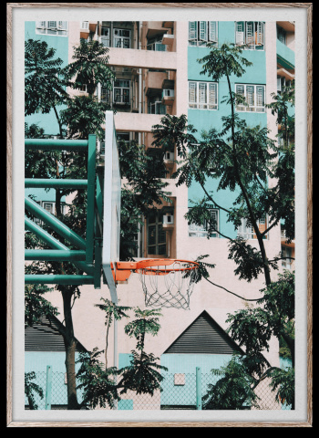 Plakat \'Basketball Cities\' 30x40 - Multi