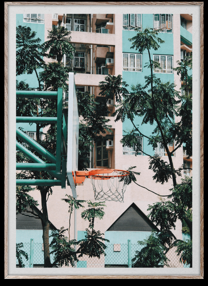 Plakat 'Basketball Cities' 30x40 - Multi