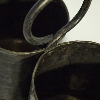 Oppbevaringsglass \'Iron pot\' - Antikk metall