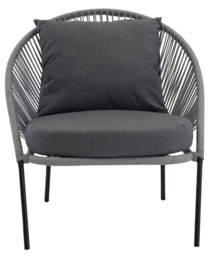 Lenestol \'Lugnet\' - Grå i gruppen Møbler / Utendørsmøbler / Utendørs Lenestoler hos Reforma (9317-014)