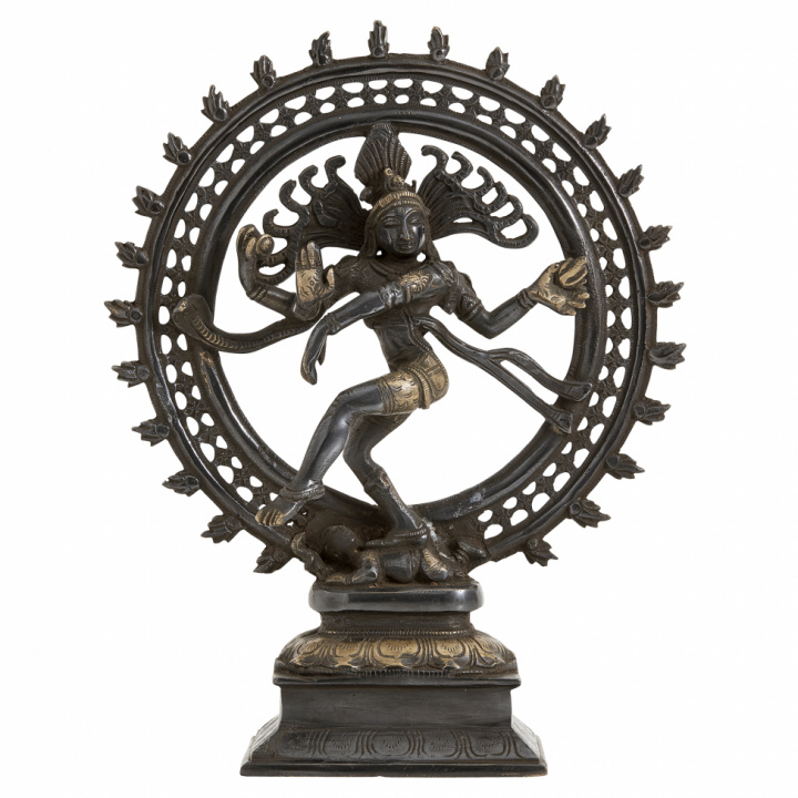 Skulptur 'Shiva' Large - Svart