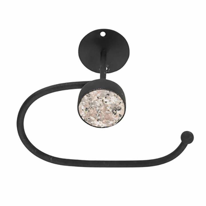 Toalettrulleholder 'Milford' - Svart