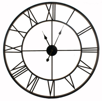 Clock \'Old Style\' - Svart