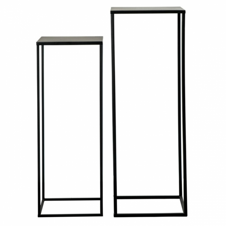 Sidebord 2set Square - Svart - ByOn