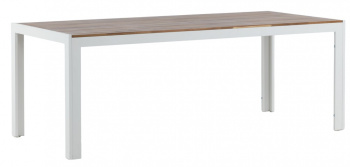 Spisebord \'Birka\' 205 x 90 cm - Hvit