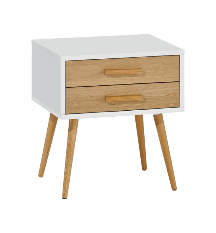 Nattbord \'Nagasaki\' - Hvit i gruppen SALG / Møbler / Bord hos Reforma (9608 oak)