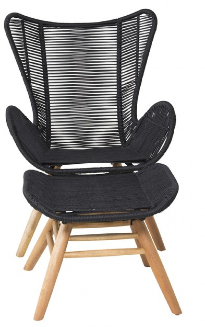 Lenestol 'Torpa' - Svart