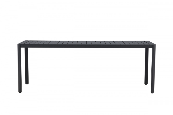 Spisebord \'Gardens\' 200x72cm - Sort i gruppen Møbler / Utendørsmøbler / Hagebord hos Reforma (9794-100)