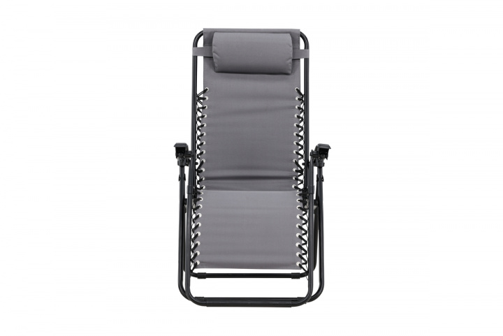 Solseng \'Vulcano\' - Grå/Sort i gruppen Møbler / Utendørsmøbler / Solstoler & Solsenger hos Reforma (9811-999)