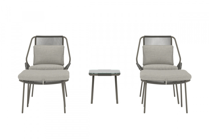 Loungesett \'Zakynthos\' - Brun i gruppen Sofaer og Dagsenger hos Reforma (9877-103)