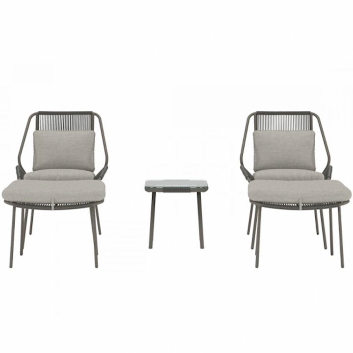 Loungesett \'Zakynthos\' - Brun i gruppen Sofaer og Dagsenger hos Reforma (9877-103)