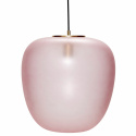 Taklampe - rosa / messing