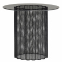 Sidebord - Glass/Metall/Svart