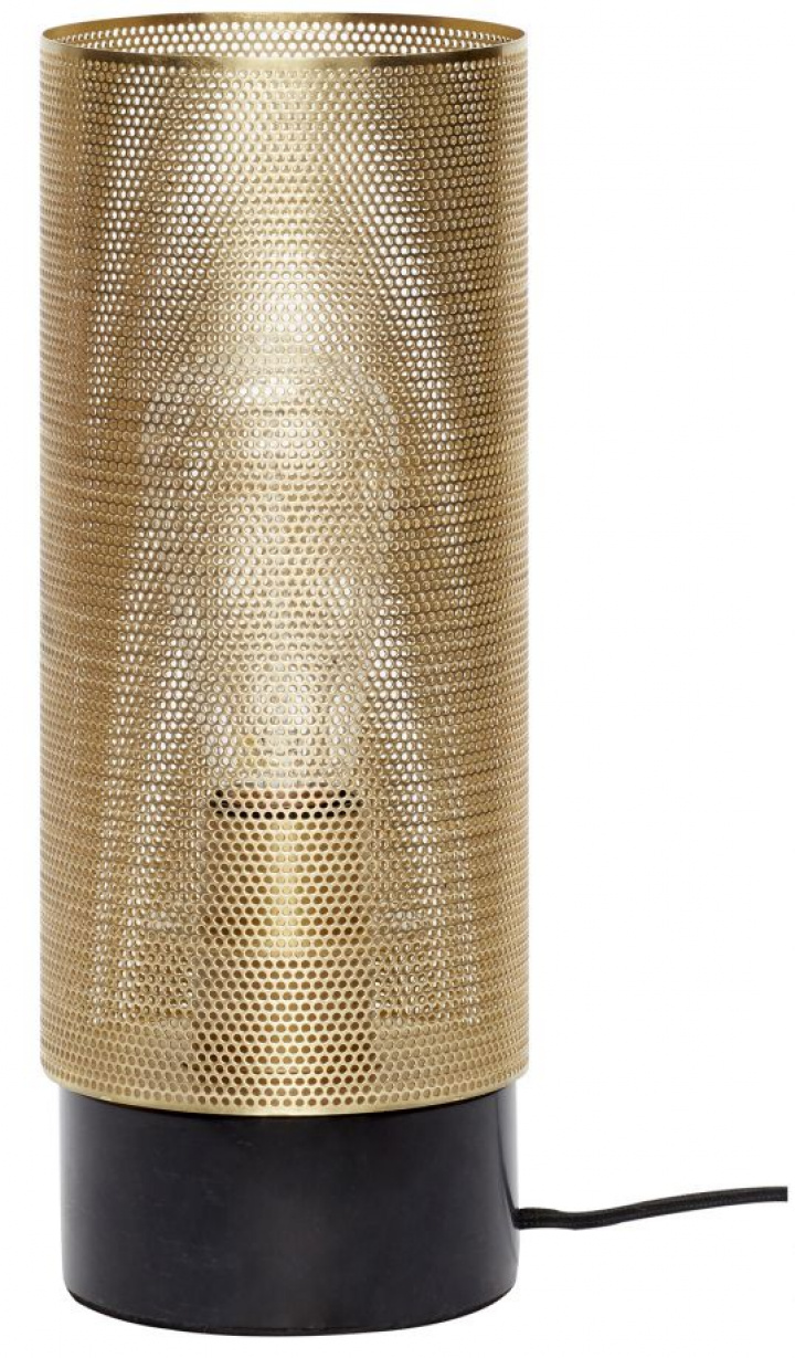 Bordlampe 'Edge' - Svart/Messing