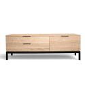 TV-benk \'Grant\' - Eik/Jern