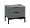 Nattbord \'Sendai\' - Grå 50x40