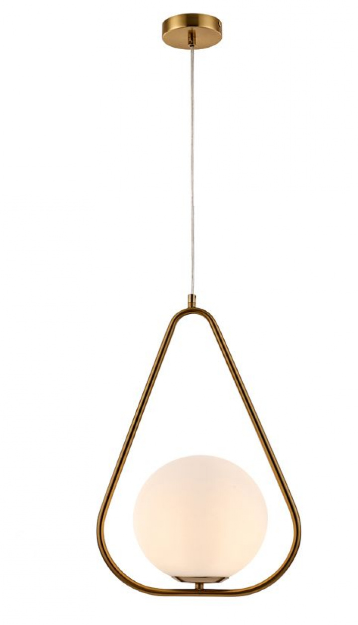 Taklampe Opal´ - Matt Triangel