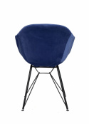 Stol \'Uptown\' - Blå / fløyel