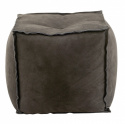 Sittepuff-semsket skinn - Grått