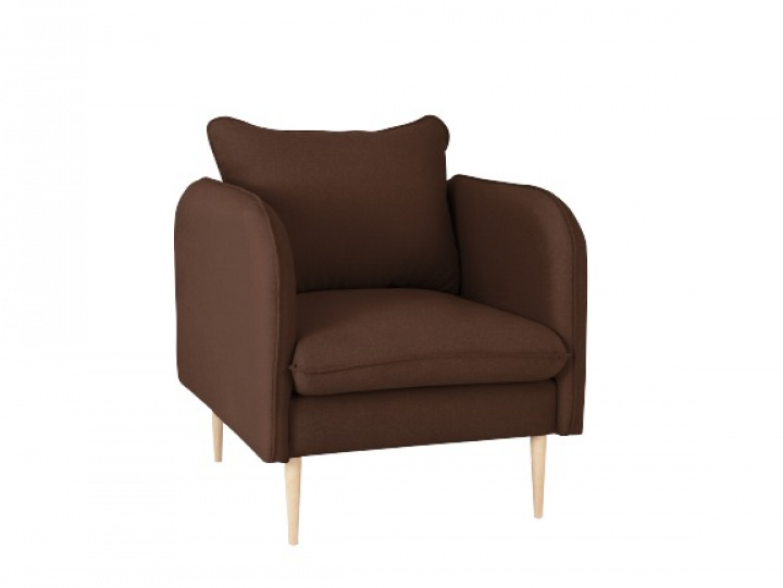 Lenestol \'Posh\'- brun / slitebane i gruppen Møbler / Sittemøbler / Lenestoler hos Reforma (AC070POSH-ET27)