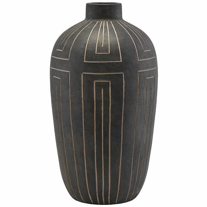 Vase 'Aljeco' - Svart L - House Doctor
