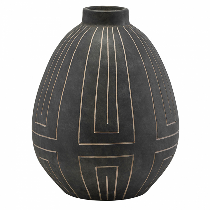 Vase 'Aljeco' - Svart M - House Doctor